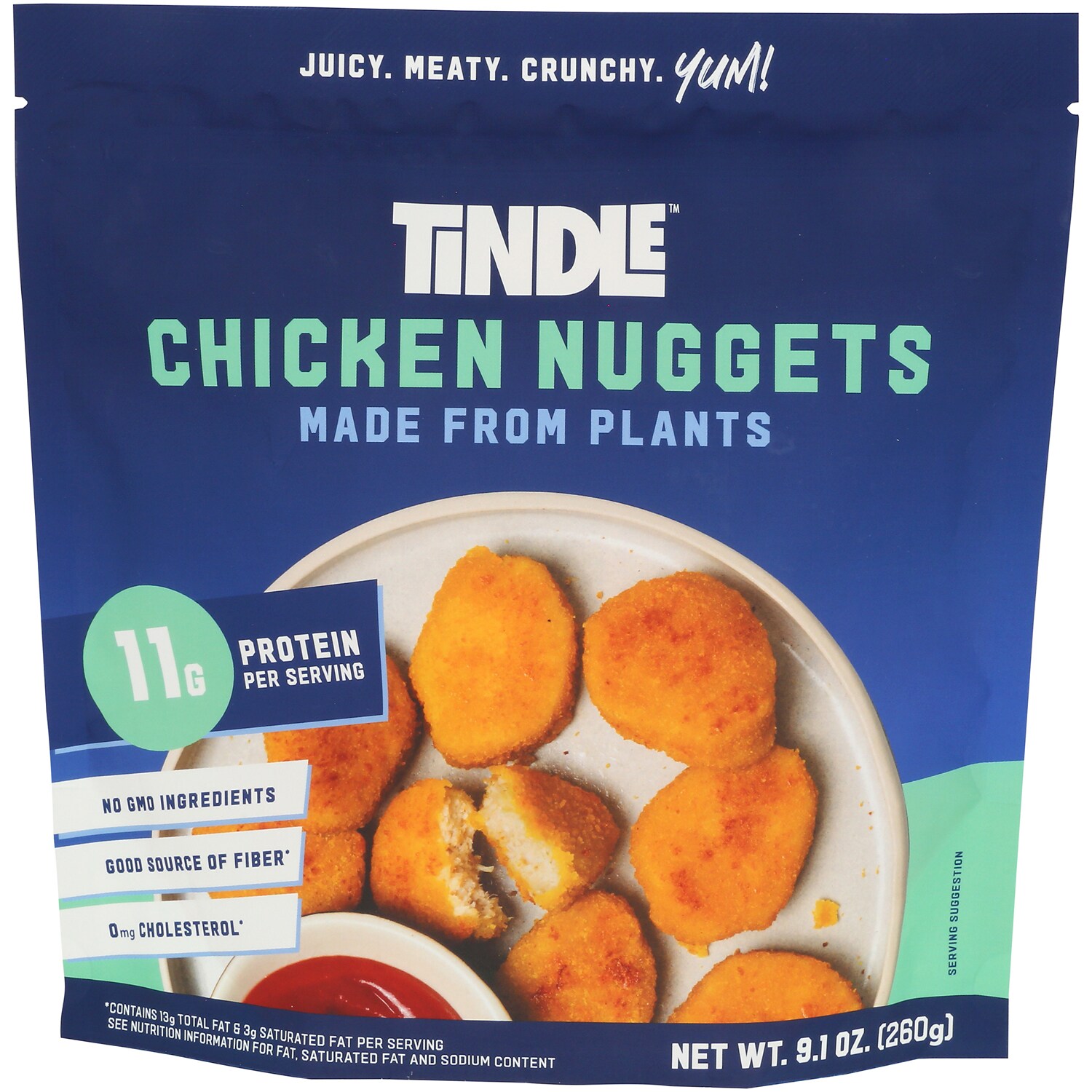 TiNDLE Made From Plants Chicken Nuggets, Frozen