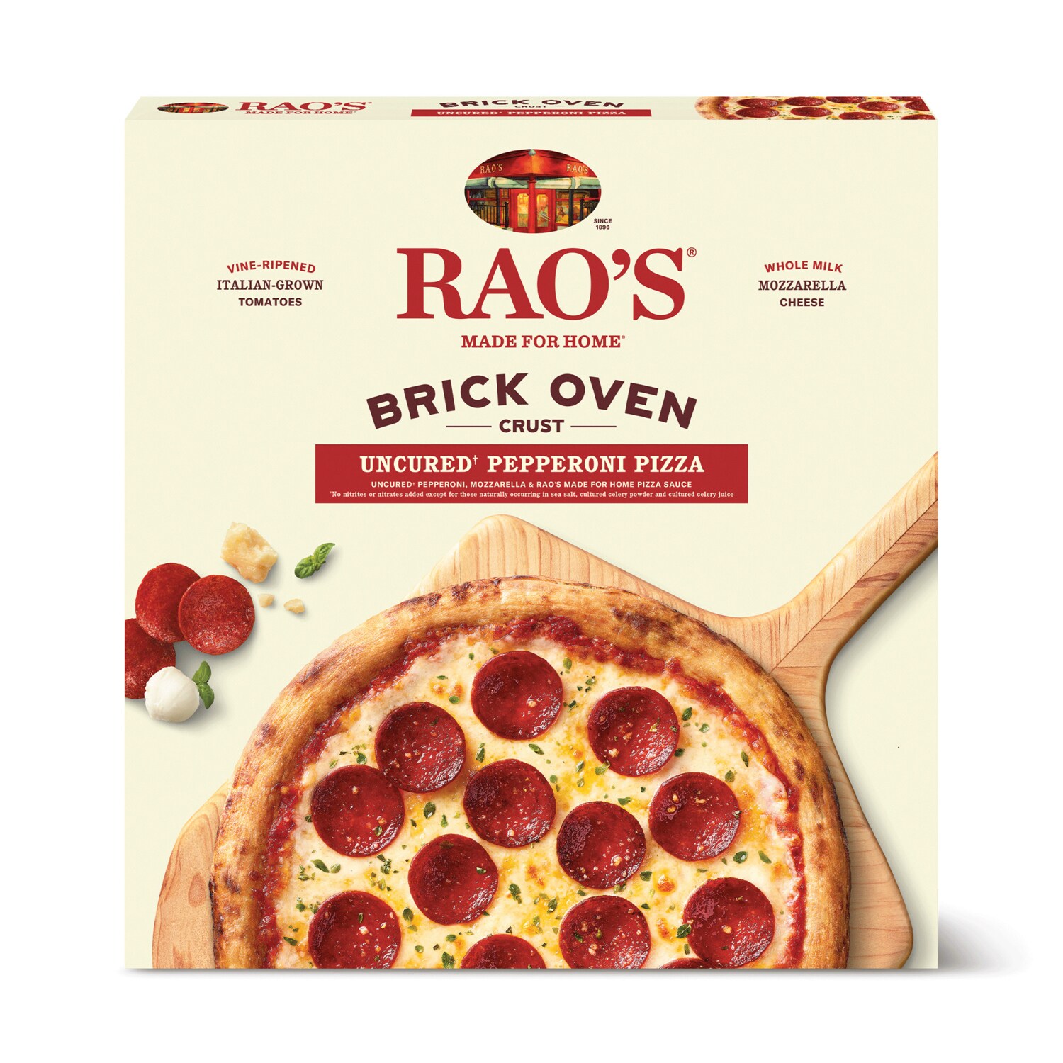 Rao's Brick Oven Crust Pizza, Uncured Pepperoni, Frozen