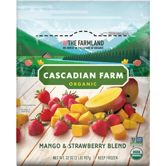 Cascadian Farm Organic Mango & Strawberry Blend, Frozen