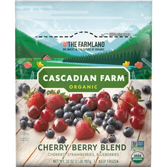 Cascadian Farm Organic Cherry Berry Blend, Frozen