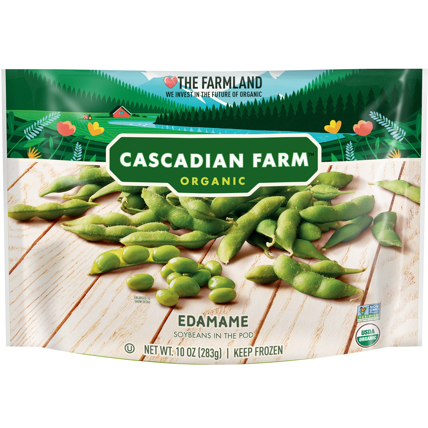 Cascadian Farm Organic Edamame Soybeans in Pods, Frozen