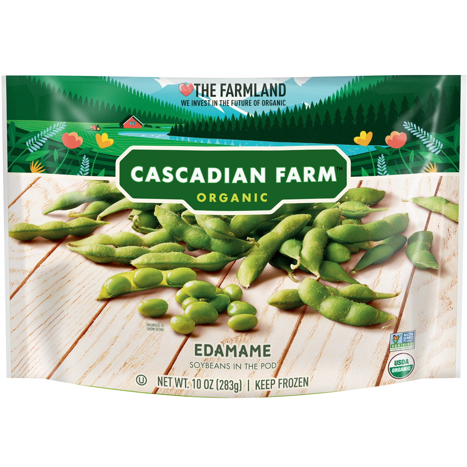 Cascadian Farm Organic Edamame Soybeans in Pods, Frozen