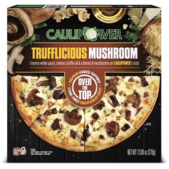 CAULIPOWER Over The Top Cauliflower Crust Pizza, Trufflicious Mushroom, Frozen