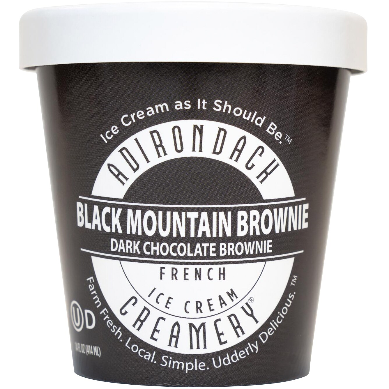 Adirondack Creamery Ice Cream, Black Mountain Brownie