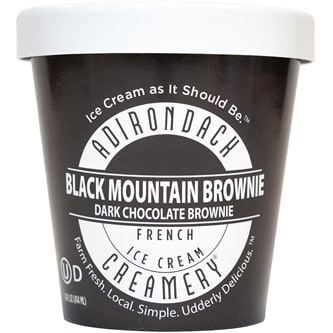 Adirondack Creamery Ice Cream, Black Mountain Brownie