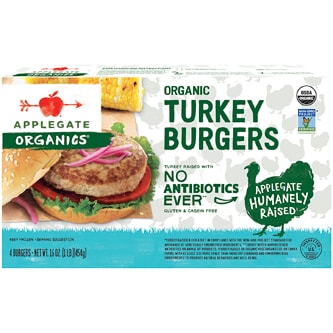Applegate Organics Turkey Burgers