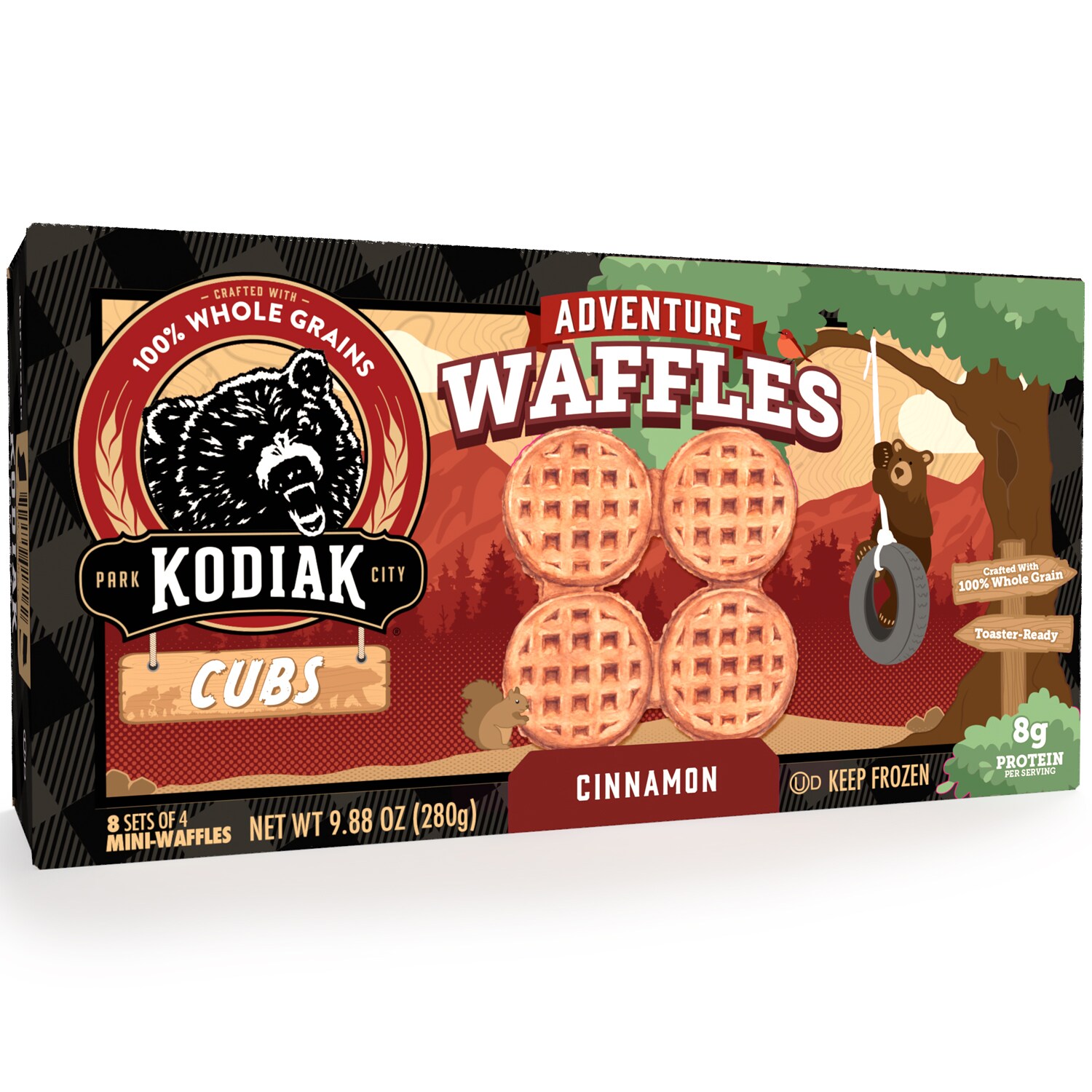 Kodiak Cubs Adventure Waffle, Cinnamon