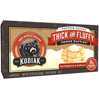 Kodiak Thick and Fluffy Waffles, Buttermilk & Vanilla