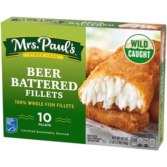 Mrs. Paul's Beer Battered Fish Fillets