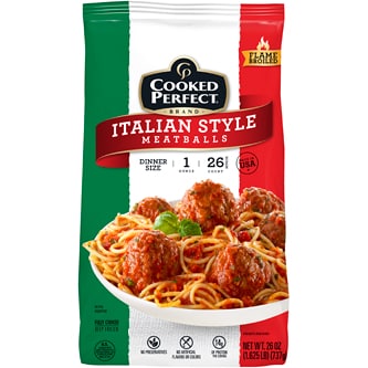 Cooked Perfect Italian Meatballs