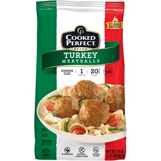 Cooked Perfect Turkey Meatballs