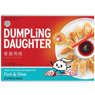 Dumpling Daughter Dumplings, Pork & Chive, Frozen
