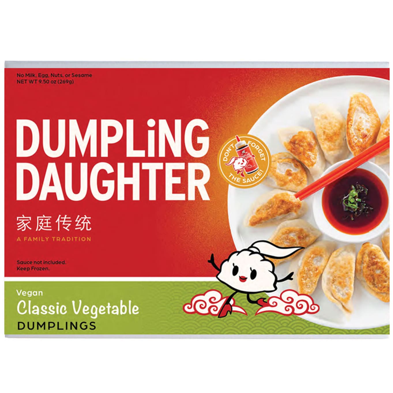 Dumpling Daughter Dumplings, Classic Vegetable, Frozen
