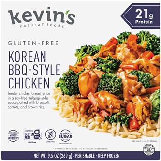 Kevin's Natural Foods Korean BBQ-Style Chicken, Frozen