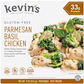 Kevin's Natural Foods Parmesan Basil Chicken, Frozen
