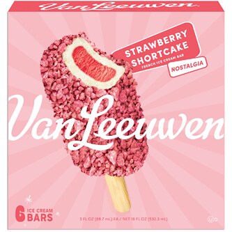 Van Leeuwen Ice Cream Crunch Strawberry Shortcake French Ice Cream Bar
