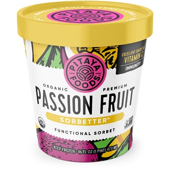 Pitaya Foods Organic Passion Fruit, Sorbetter