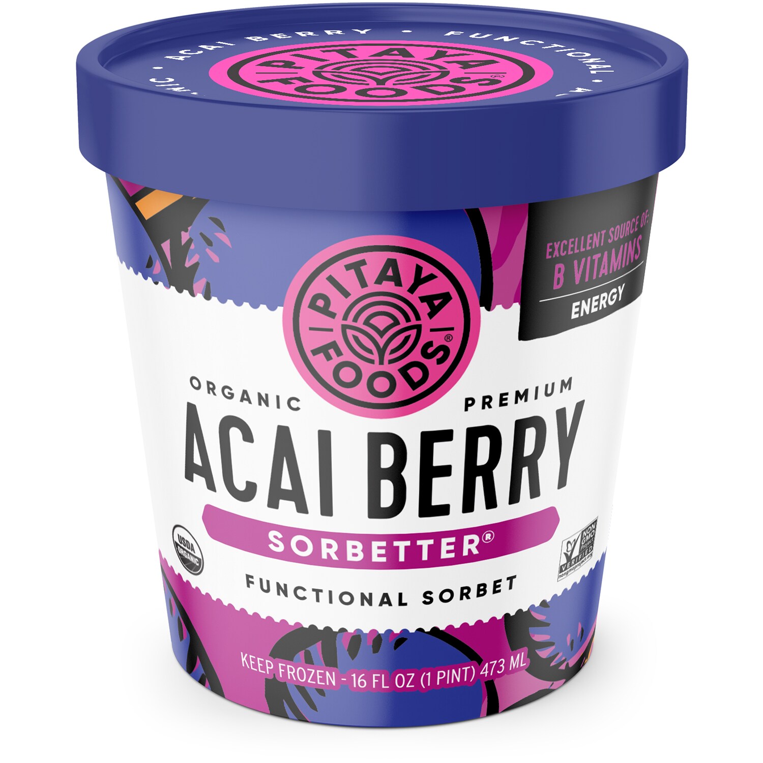 Pitaya Foods Organic Acai Berry, Sorbetter