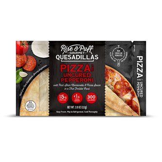 Rise & Puff Quesadilla, Pepperoni Pizza, Frozen