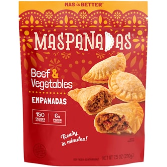 MasPanadas Empanadas Beef & Vegetable, Frozen