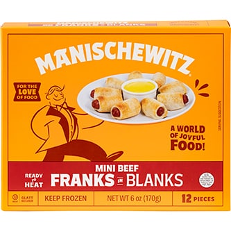 Manischewitz Mini Beef Franks In Blanks, Frozen