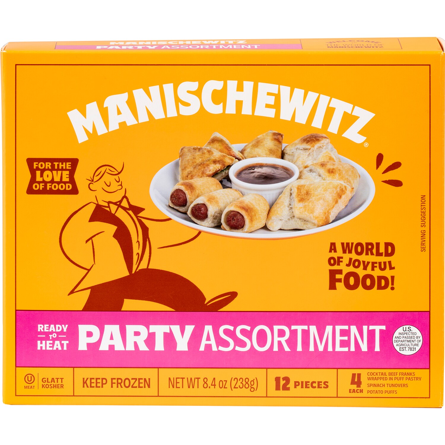 Manischewitz Party Assortment Mix, Frozen