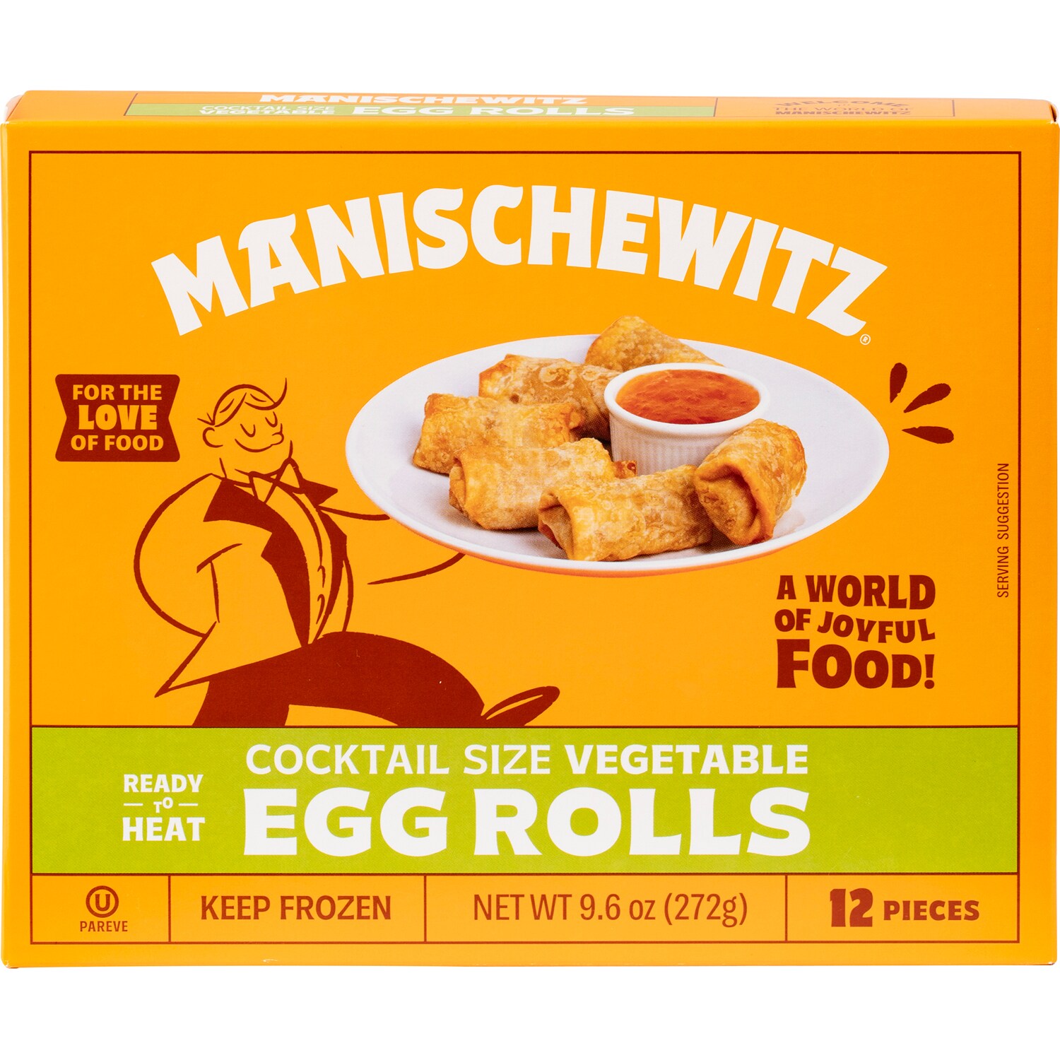Manischewitz Mini Vegetable Egg Rolls, Frozen