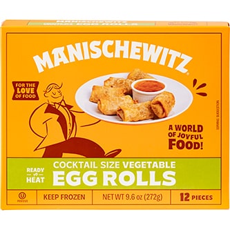 Manischewitz Mini Vegetable Egg Rolls, Frozen