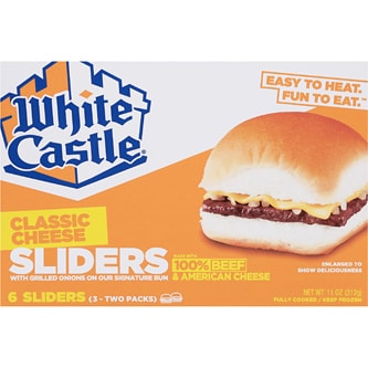 White Castle Sliders, Original with Cheese