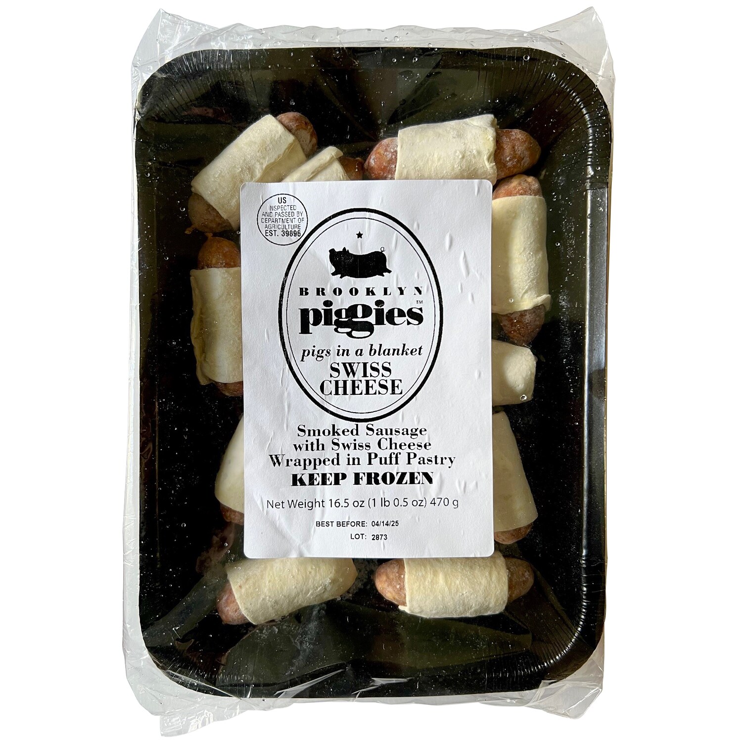 Brooklyn Piggies Pigs in a Blanket, Swiss Cheese