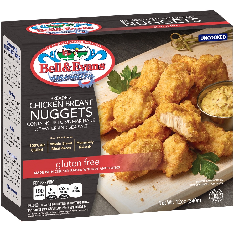 Bell & Evans Gluten-Free Breaded Chicken Nuggets