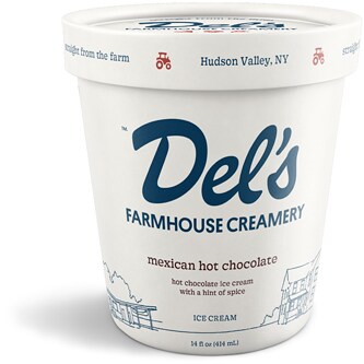 Del's Farmhouse Creamery Ice Cream, Mexican Hot Chocolate
