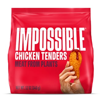 Impossible Chicken Tenders Meat from Plants, Fully Cooked, Frozen