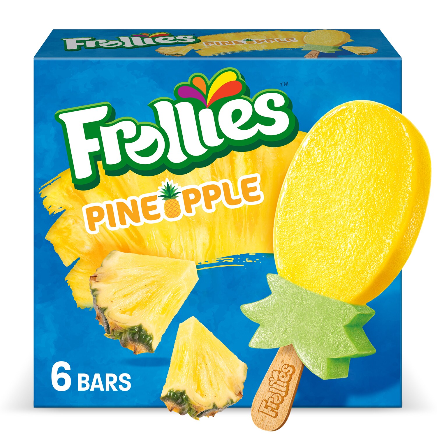 Frollies Fruity Ice Pops, Pineapple