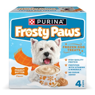 Purina Frosty Paws Dog Treats, Peanut Butter Flavor, Frozen