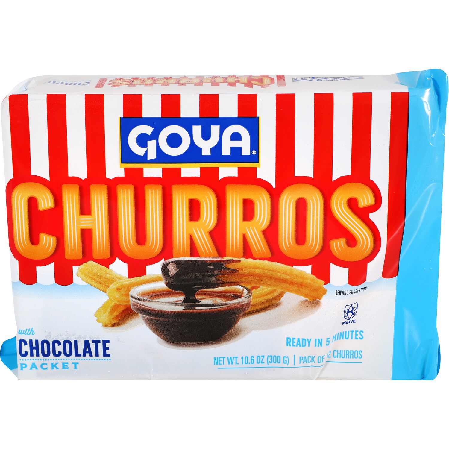 Goya Frozen Churros with Chocolate Sauce