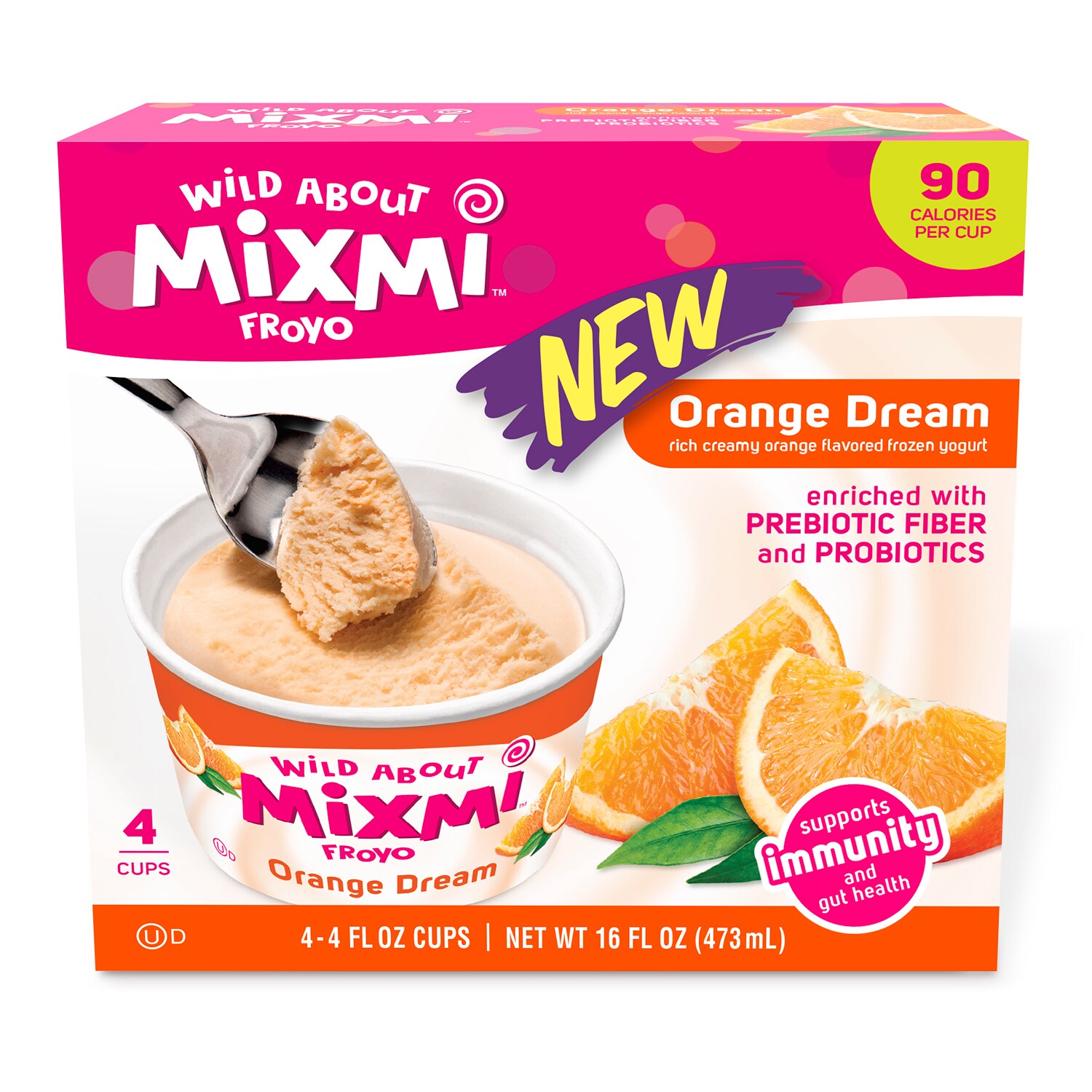 Wild About Mixmi Froyo, Orange Dream