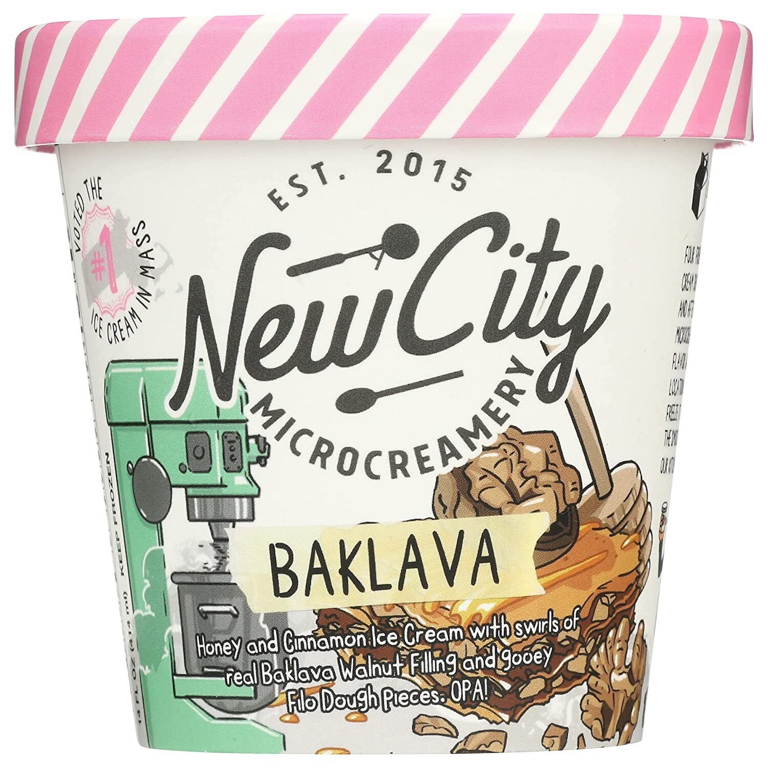 New City Microcreamery Ice Cream, Baklava