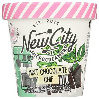 New City Microcreamery Ice Cream, Mint Chocolate Chip