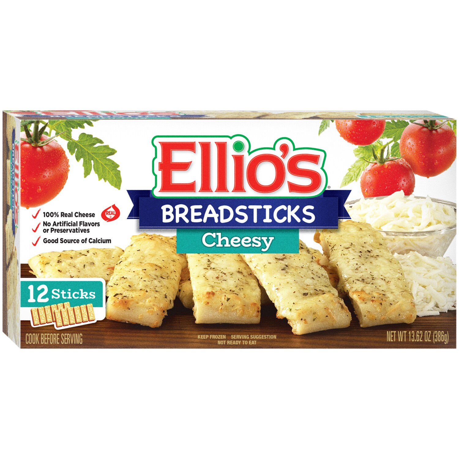 Ellio's Breadsticks, Cheesy, Frozen