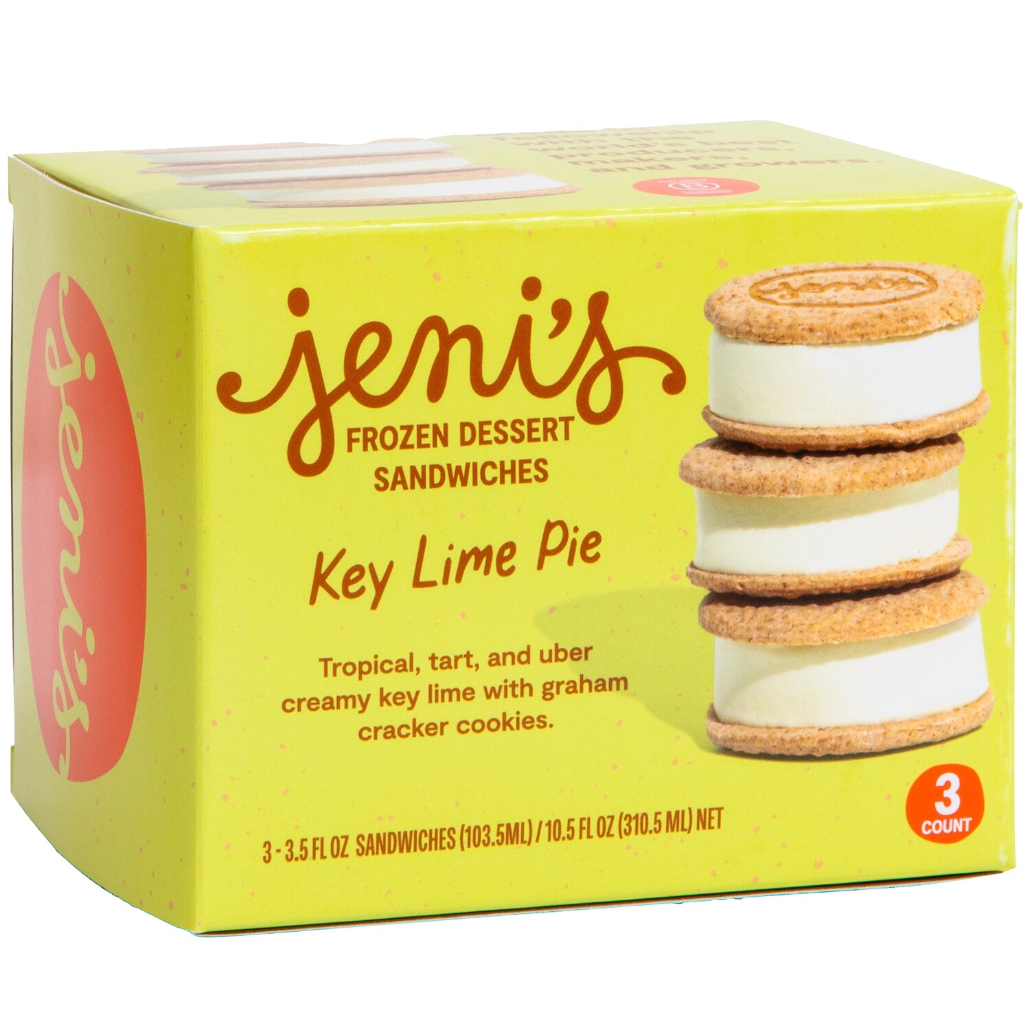 Jeni's Frozen Dessert Sandwiches, Key Lime Pie