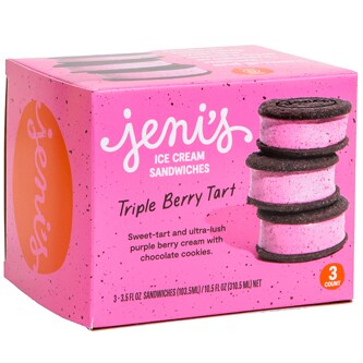 Jeni's Frozen Dessert Sandwiches, Triple Berry Tart