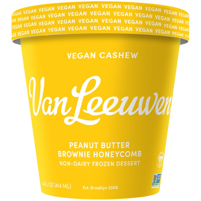 Van Leeuwen Ice Cream, Vegan Peanut Butter Brownie Honeycomb