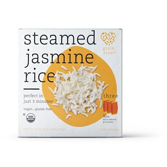 Grain Trust Organic Steamed Jasmine Rice 