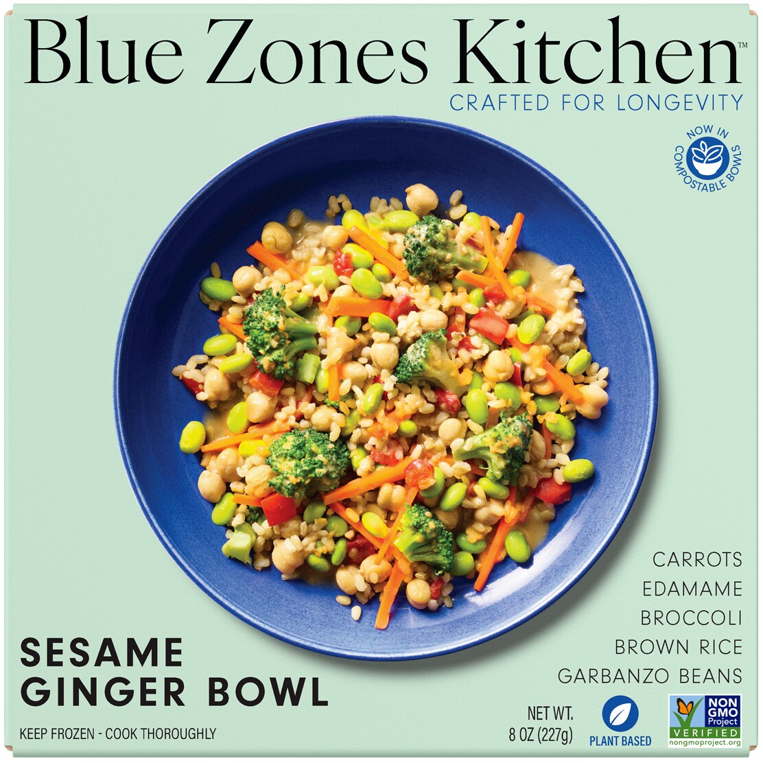 Blue Zones Kitchen Sesame Ginger Bowl