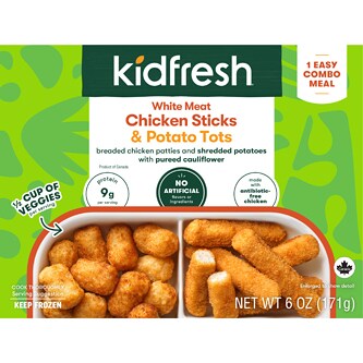 Kidfresh White Meat Chicken Sticks & Potato Tots