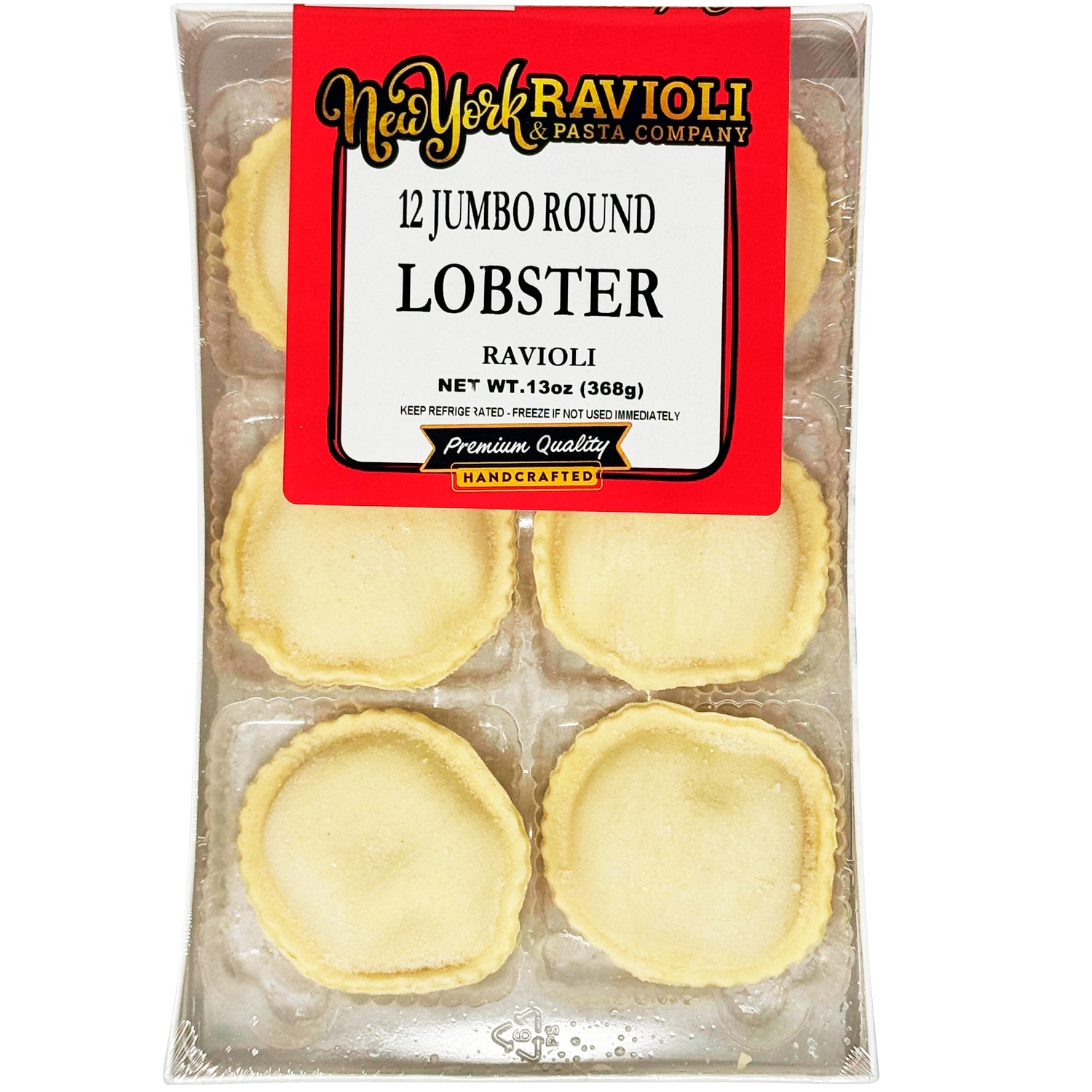 New York Ravioli Jumbo Round, Lobster Ravioli