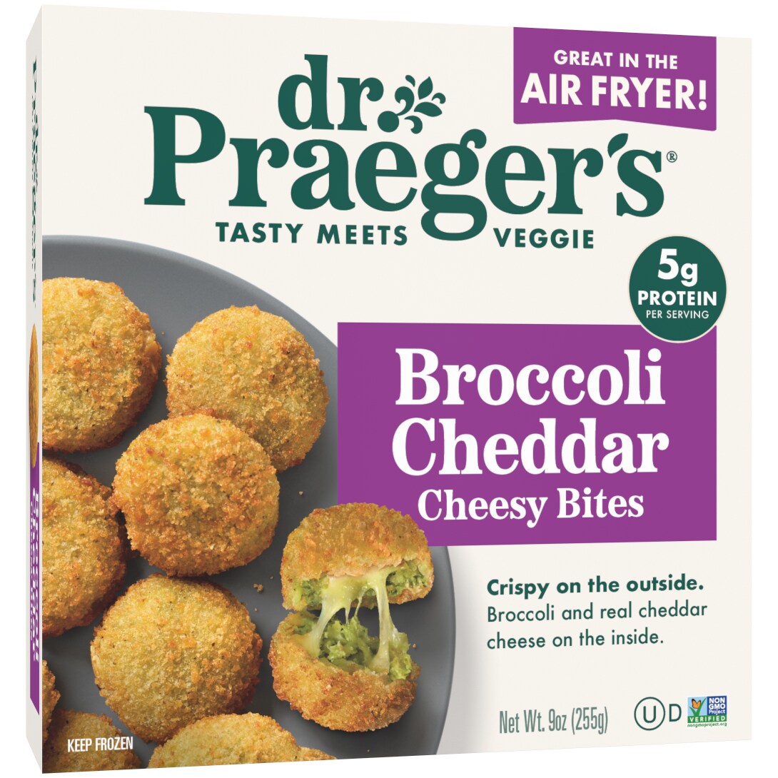 Dr. Praeger's Broccoli Cheddar Cheesy Bites