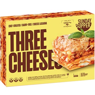 Sunday Supper 3 Cheese Lasagna