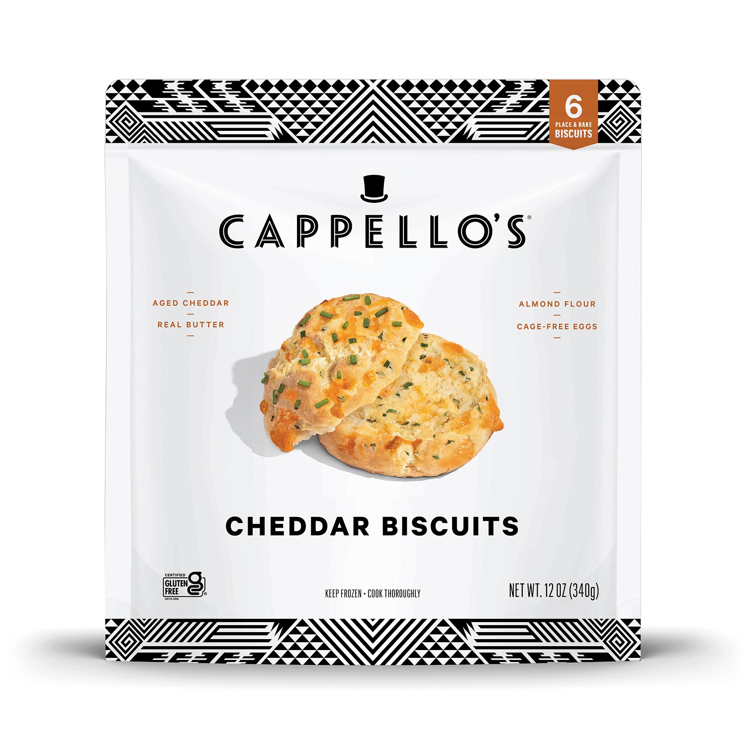 Cappello's Almond Flour Cheddar Biscuits